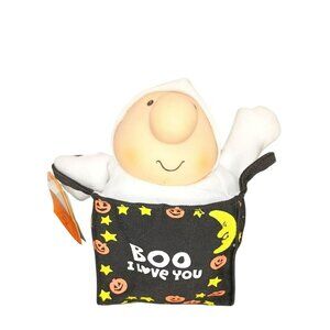 Ziggy Ghost Plush Jack-In-The-Box Boo I Love You Halloween 7 Inches American Gre